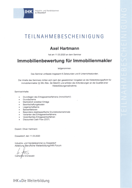 Immobilienbewertung für Immobilienmakler